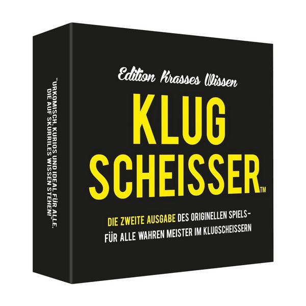 Produktbild: Pegasus - Klugscheisser Black Edition, Kartenspiel