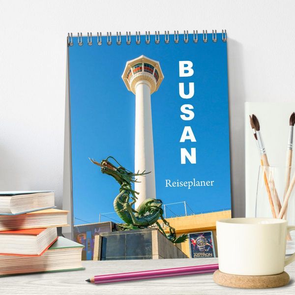 Produktbild: Busan - Reiseplaner (Tischkalender 2026 DIN A5 hoch), CALVENDO Monatskalender