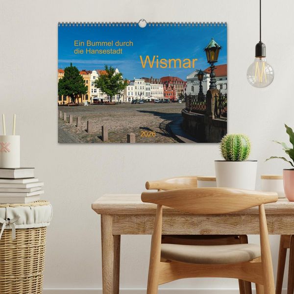 Produktbild: Ein Bummel durch die Hansestadt Wismar (Wandkalender 2026 DIN A3 quer), CALVENDO Monatskalender