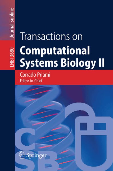 Produktbild: Transactions on Computational Systems Biology II