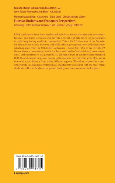 Produktbild: Eurasian Business and Economics Perspectives