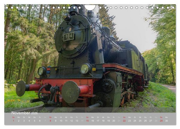 Produktbild: F&uuml;r Liebhaber des Dampfes (Wandkalender 2026 DIN A4 quer), CALVENDO Monatskalender