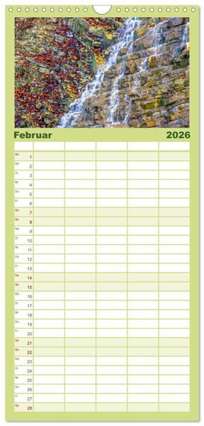 Produktbild: Familienplaner 2026 - Herzliche Gr&uuml;&szlig;e aus Kuchl mit 5 Spalten (Wandkalender, 21 x 45 cm) CALVENDO
