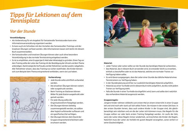 Produktbild: Fantasievolle Tennisstunden