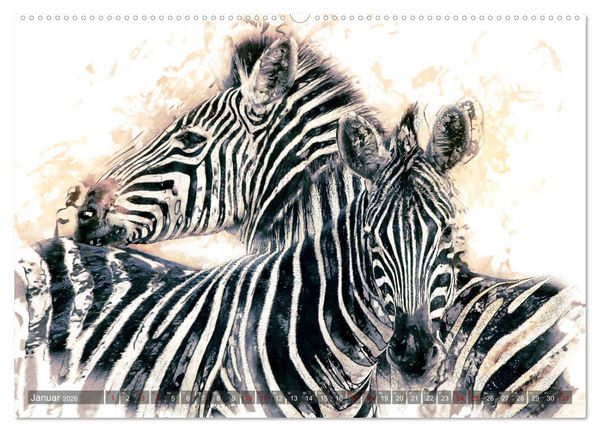 Produktbild: Tierportraits - Fine Art (Wandkalender 2026 DIN A2 quer), CALVENDO Monatskalender