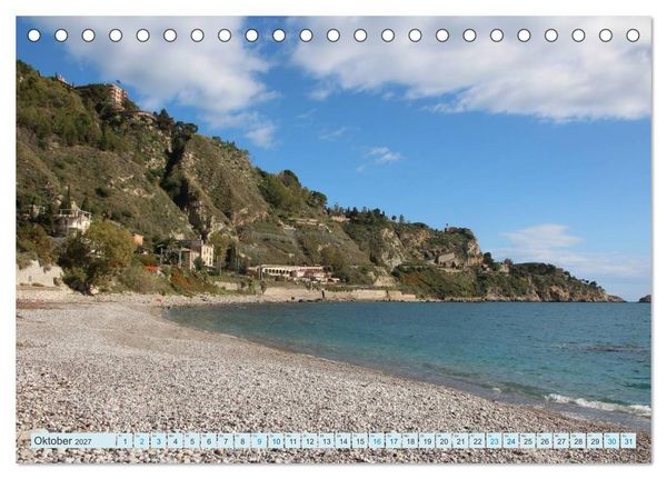 Produktbild: Taormina Siziliens Perle (Tischkalender 2027 DIN A5 quer), CALVENDO Monatskalender