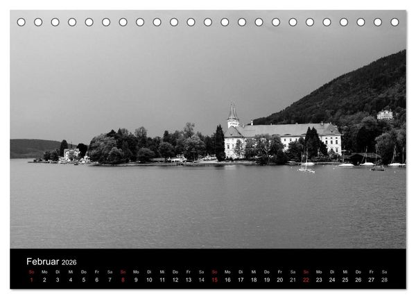 Produktbild: Architektur in Schwarz-Wei&szlig; (Tischkalender 2026 DIN A5 quer), CALVENDO Monatskalender
