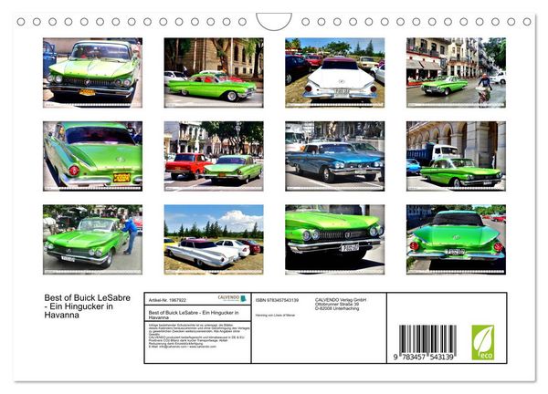 Produktbild: Best of Buick LeSabre - Ein Hingucker in Havanna (Wandkalender 2026 DIN A4 quer), CALVENDO Monatskalender