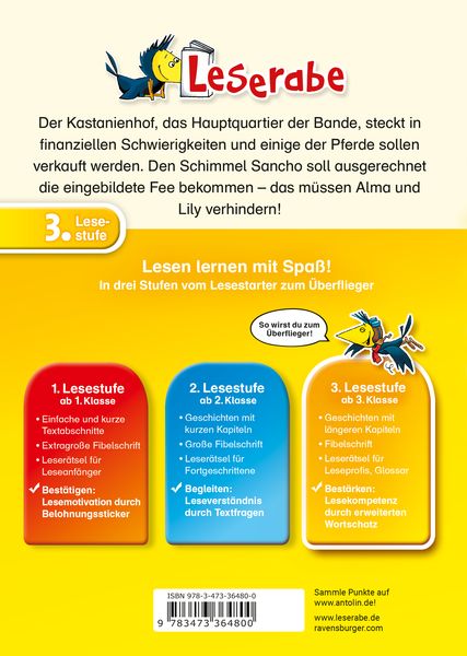 Produktbild: Leserabe 3. Lesestufe, Band 3 - Die Hufeisenbande