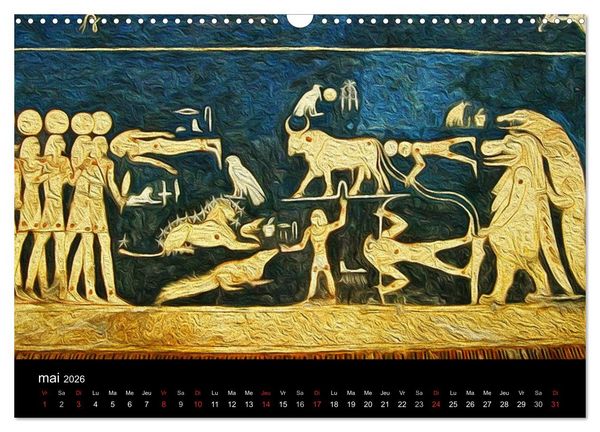 Produktbild: L'&Eacute;GYPTE EN COULEURS (Calendrier mural 2026 DIN A3 vertical), CALVENDO calendrier mensuel