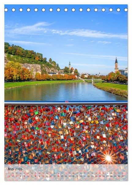 Produktbild: Kulturstadt Salzburg (Tischkalender 2026 DIN A5 hoch), CALVENDO Monatskalender