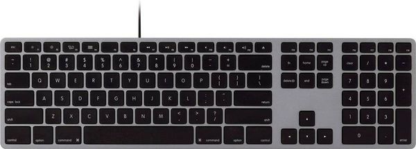 Matias Matias Wired USB-C Keyboard for Mac - Space Gray - U.S. Version USB Tastatur US-Englisch, QWERTY, Mac Space Grau