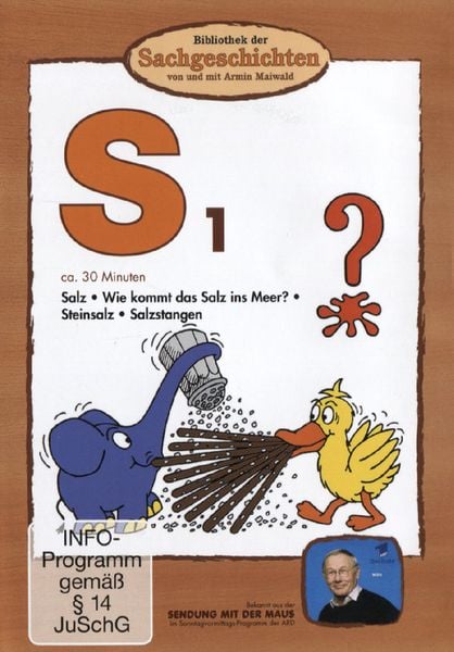 Produktbild: S1 - Salz/Wie kommt das Salz ins Meer?/Steinsalz/Salzstangen (Bibliothek der Sachgeschichten)