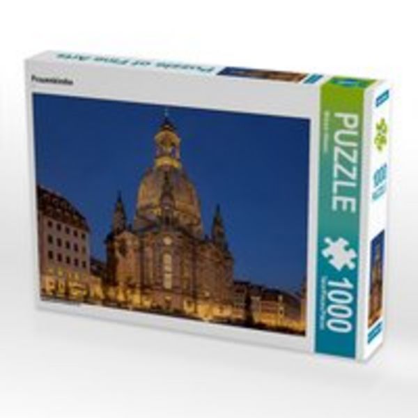 CALVENDO Puzzle Frauenkirche | 1000 Teile Lege-Größe 64x48cm Foto-Puzzle für glückliche Stunden