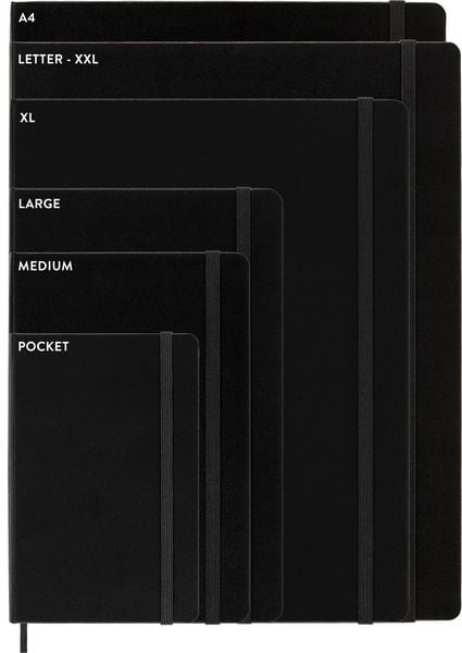 Produktbild: Moleskine Notizbuch, Pocket/A6, Liniert, Fester Einband, Rot