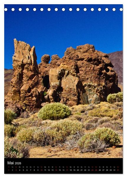 Produktbild: Teneriffa - Magie einer Insel (Tischkalender 2026 DIN A5 hoch), CALVENDO Monatskalender