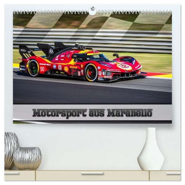 Produktbild: Motorsport aus Maranello (hochwertiger Premium Wandkalender 2026 DIN A2 quer), Kunstdruck in Hochglanz