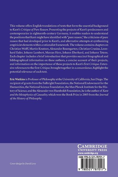 Produktbild: Kant's Critique of Pure Reason