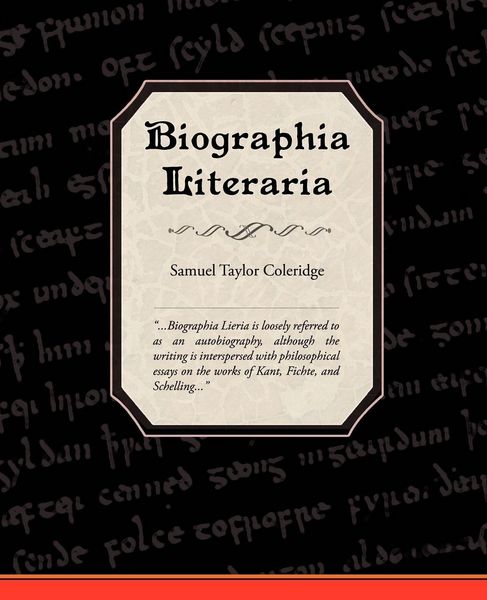 Produktbild: Biographia Literaria