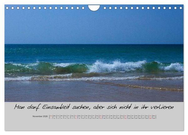 Produktbild: Kleine und gro&szlig;e Wahrheiten - Spr&uuml;che zum Nachdenken (Wandkalender 2026 DIN A4 quer), CALVENDO Monatskalender