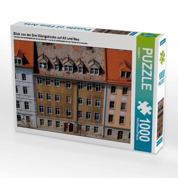 Produktbild: Blick von der Drei K&ouml;nigskirche auf Alt und Neu (Puzzle)