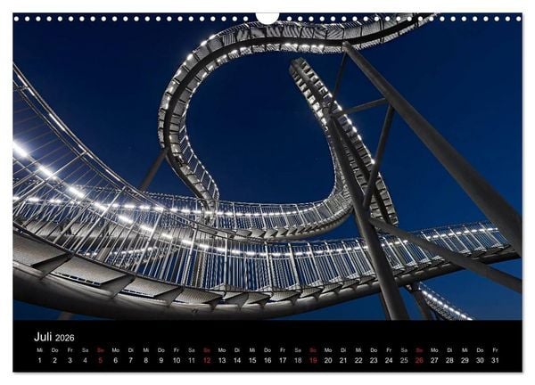 Produktbild: Duisburgs N&auml;chte (Wandkalender 2026 DIN A3 quer), CALVENDO Monatskalender