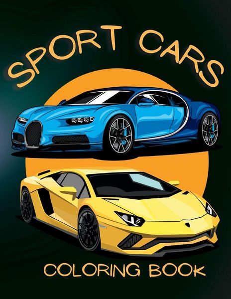 Produktbild: Sports Car Coloring Book
