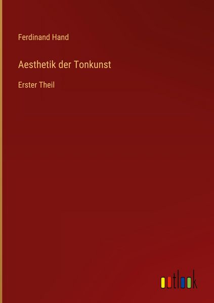 Produktbild: Aesthetik der Tonkunst