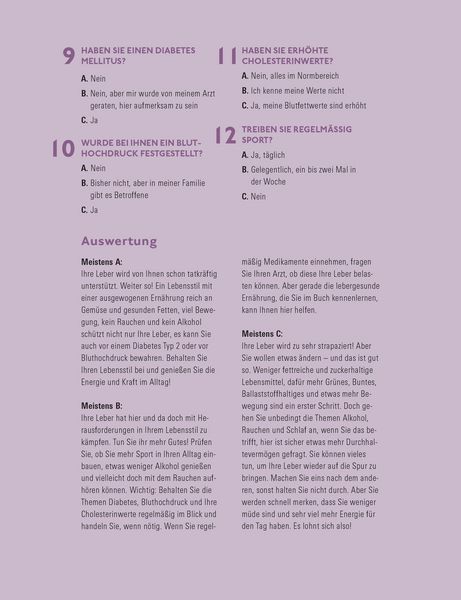 Produktbild: Die richtige Ern&auml;hrung bei Fettleber