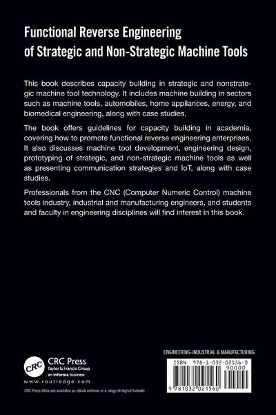 Produktbild: Functional Reverse Engineering of Strategic and Non-Strategic Machine Tools