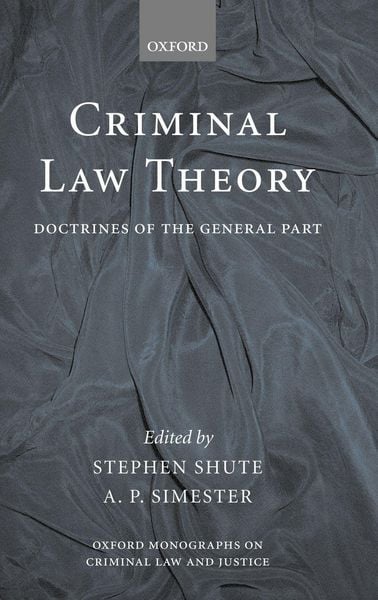 Produktbild: Criminal Law Theory