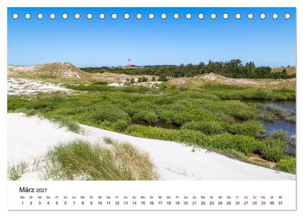 Produktbild: Amrum - Das Paradies in der Nordsee (Tischkalender 2027 DIN A5 quer), CALVENDO Monatskalender