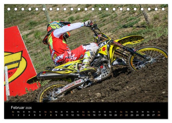 Produktbild: MX Racing 2026 (Tischkalender 2026 DIN A5 quer), CALVENDO Monatskalender