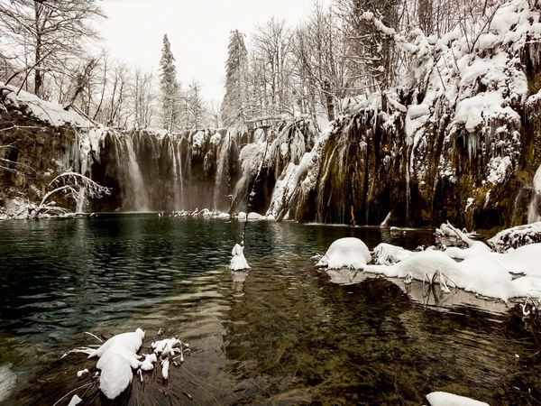 Produktbild: Ein Motiv aus dem Kalender Winterimpressionen Nationalpark Plitvice (Puzzle)