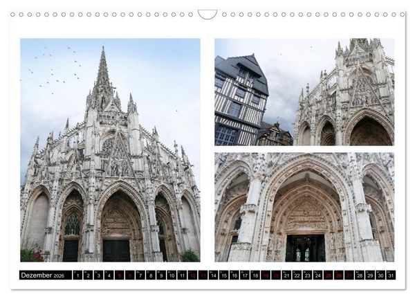 Produktbild: Rouen entdecken (Wandkalender 2026 DIN A3 quer), CALVENDO Monatskalender