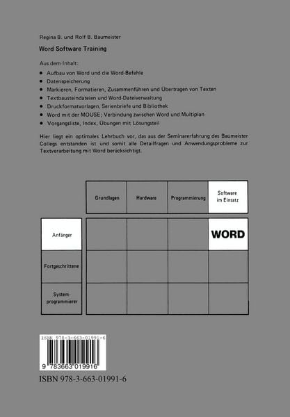 Produktbild: Word Software Training