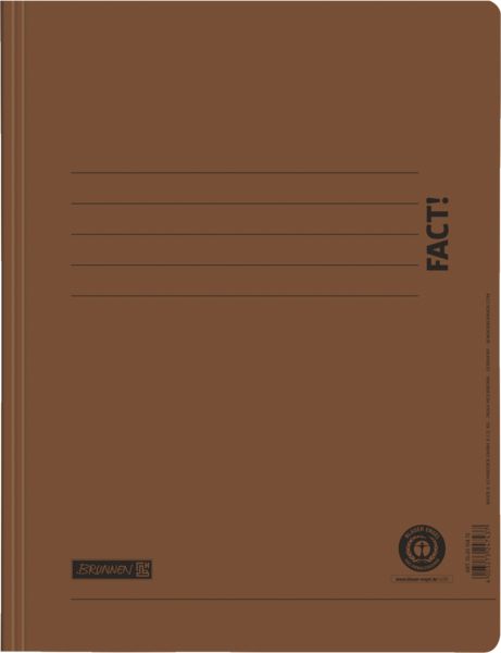 Produktbild: Brunnen Schnellhefter FACT! braun