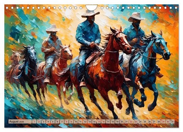 Produktbild: Wild West Moments (Wandkalender 2026 DIN A4 quer), CALVENDO Monatskalender