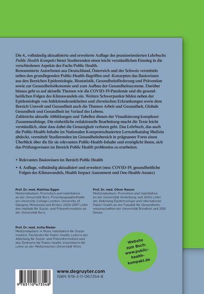 Produktbild: Public Health Kompakt