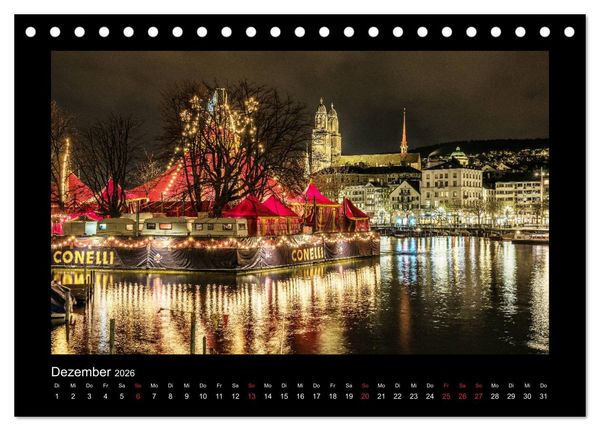 Produktbild: My Switzerland (Tischkalender 2026 DIN A5 quer), CALVENDO Monatskalender