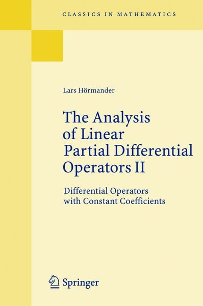 Produktbild: The Analysis of Linear Partial Differential Operators II