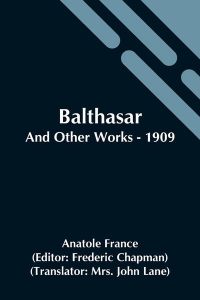Produktbild: Balthasar; And Other Works - 1909