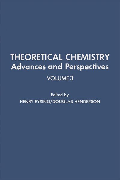 Produktbild: Theoretical Chemistry Advances and Perspectives V3
