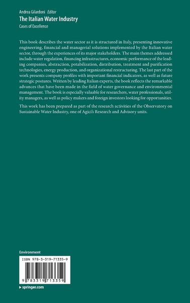 Produktbild: The Italian Water Industry