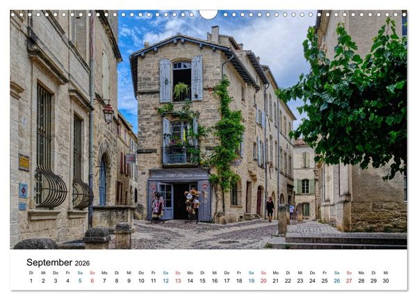 Produktbild: Uz&eacute;s - Charmante Kleinstadt im Gard (Wandkalender 2026 DIN A3 quer), CALVENDO Monatskalender