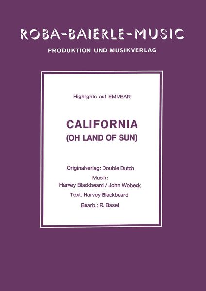 Produktbild: California