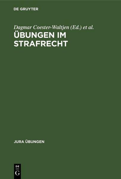 Produktbild: &Uuml;bungen im Strafrecht