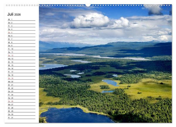 Produktbild: Alaska und Kanada (Wandkalender 2026 DIN A2 quer), CALVENDO Monatskalender