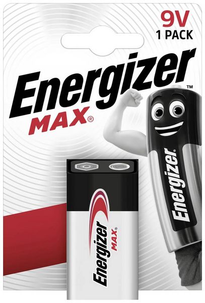 Produktbild: Energizer Max 6LR61 9V Block-Batterie Alkali-Mangan 9V 1St.