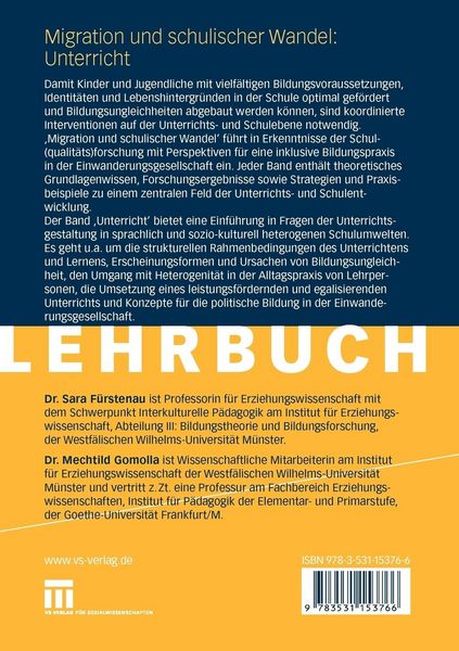 Produktbild: Migration und schulischer Wandel: Unterricht